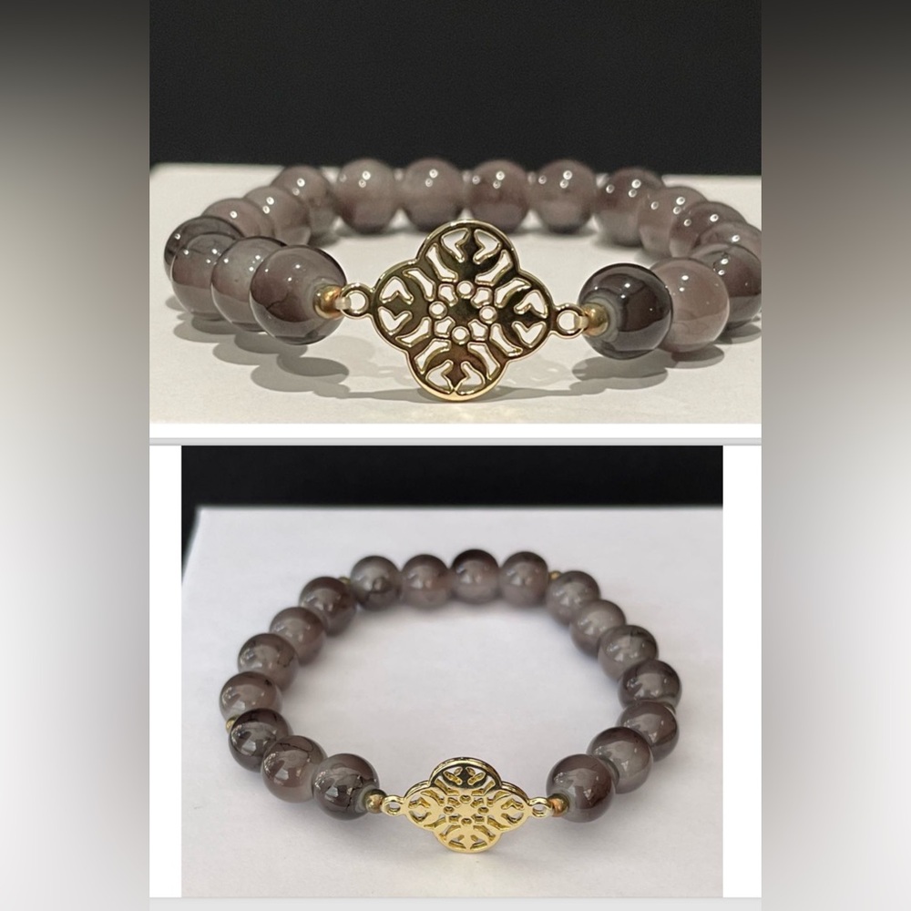 Stretch Round Beads Bracelet